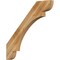 Ekena Millwork 4"W x 42"D x 42"H Olympic Rough Sawn Knee Brace, Western Red Cedar BRC04X42X42OLY00RWR - alternate 1